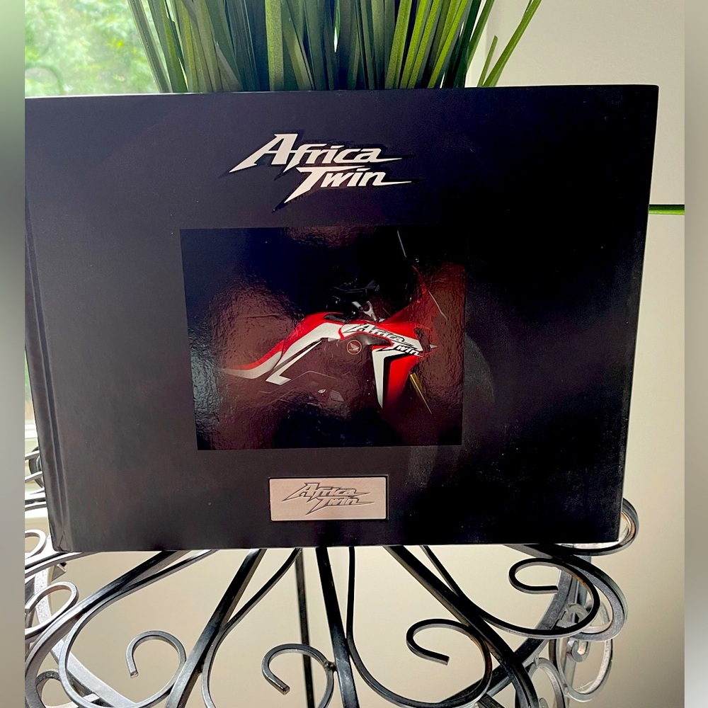 Honda Africa Twin Motorcyle book in great condition beautifully done with pics
